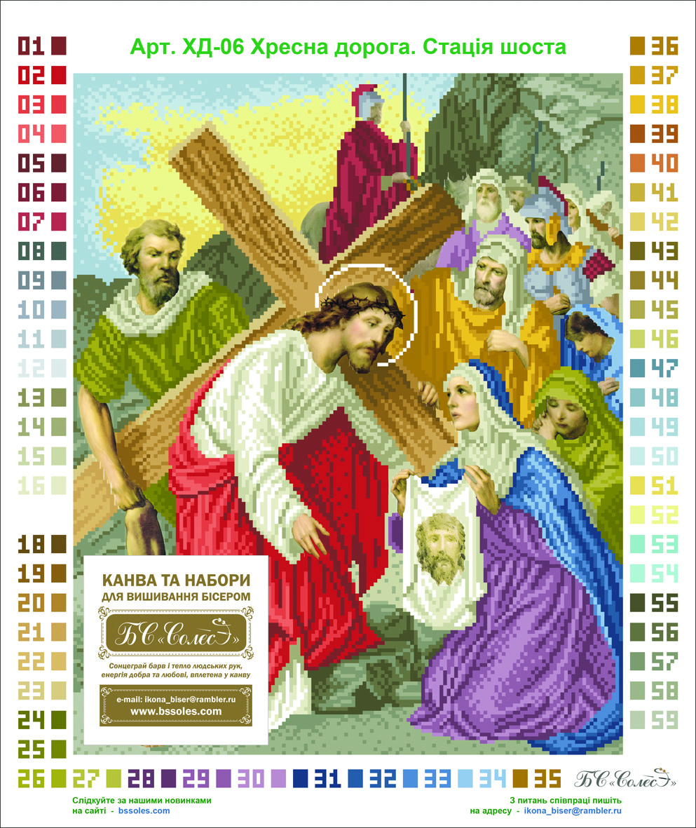 Вероніка витирає Ісусове обличчя