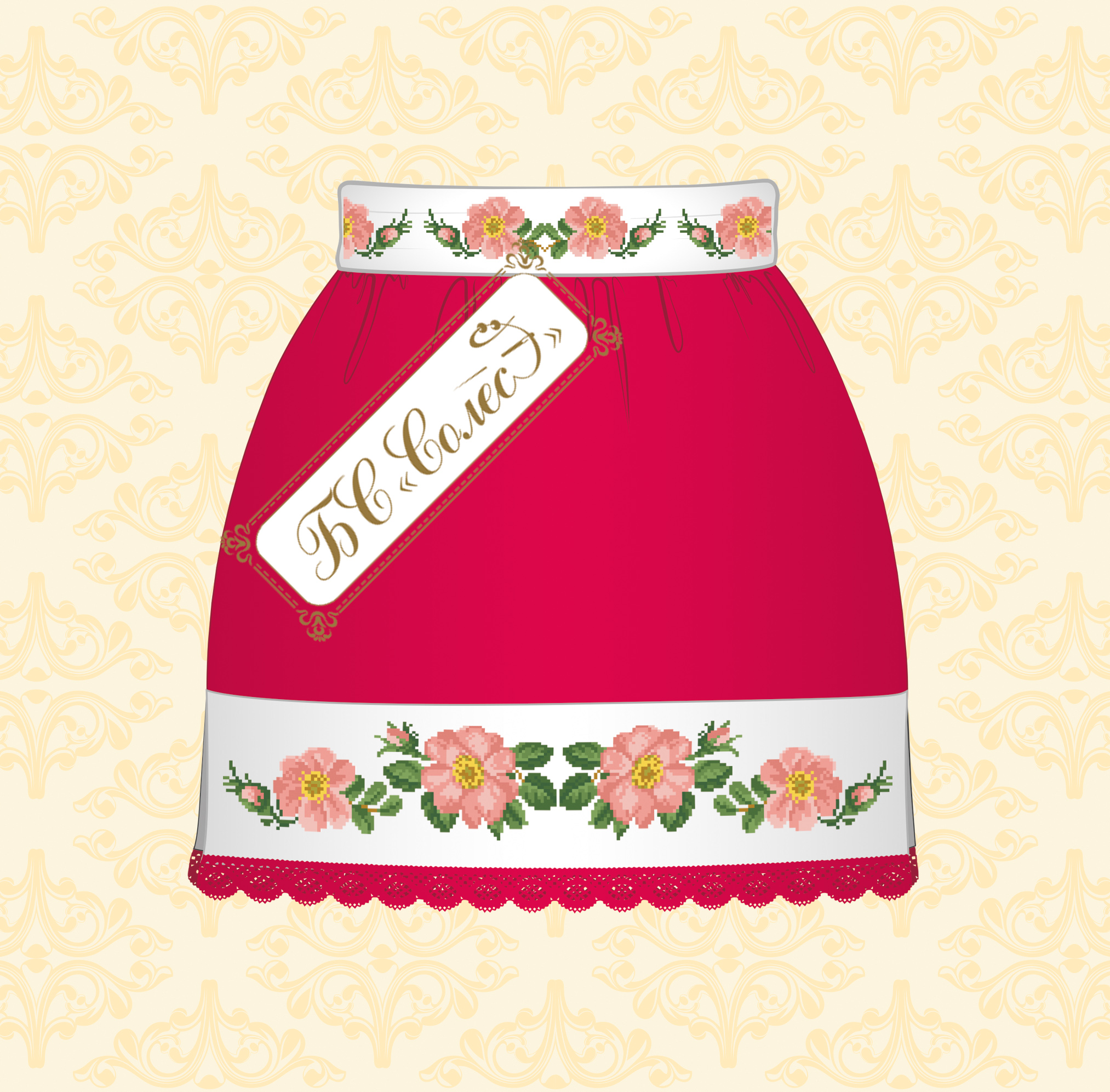 Квіти шипшини (червона, 10-12 років)