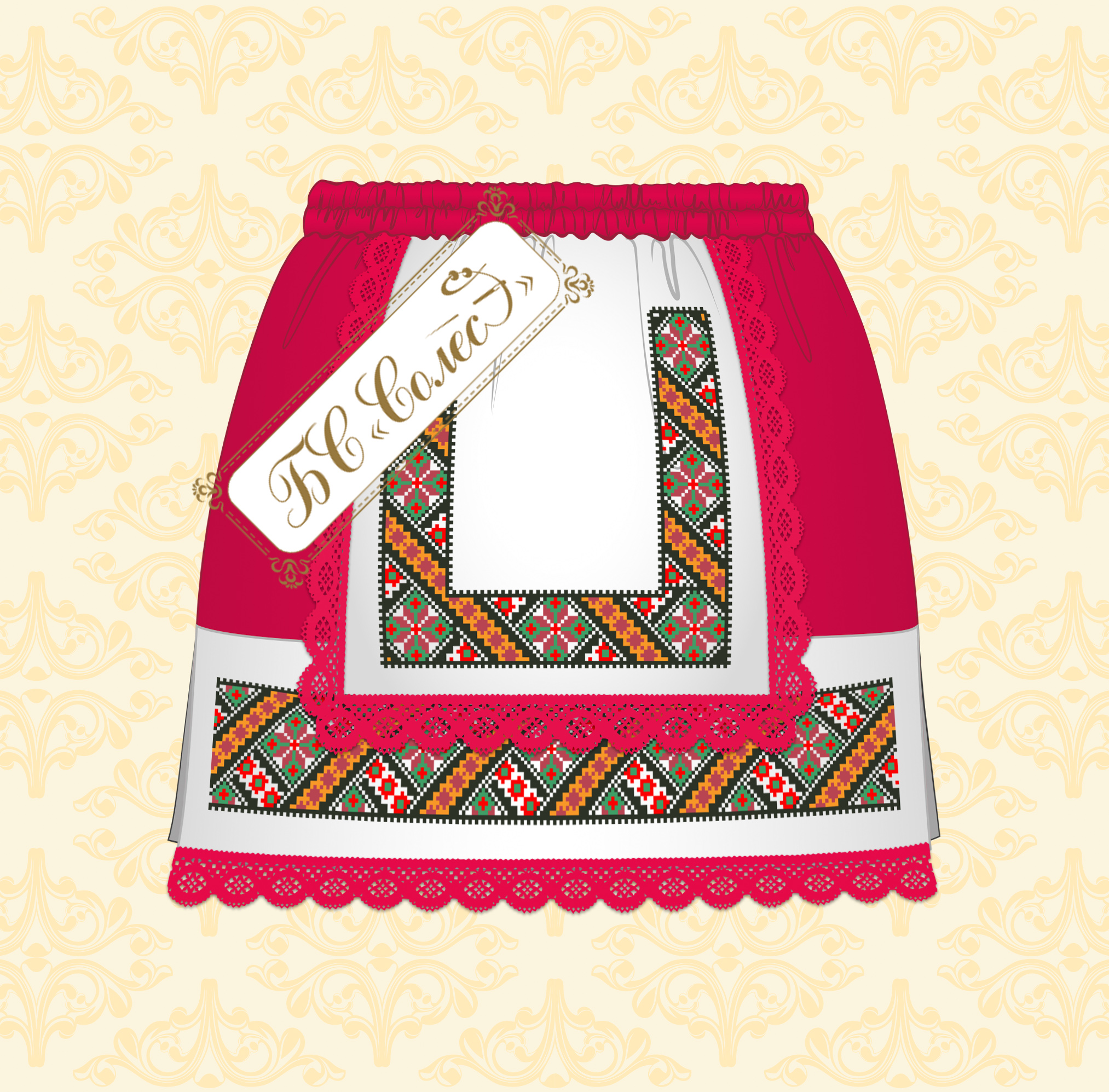 Етно (червона, 7-9 років)